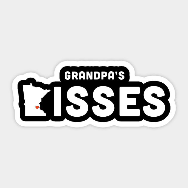Minnesota Grandpa Sticker by mjheubach